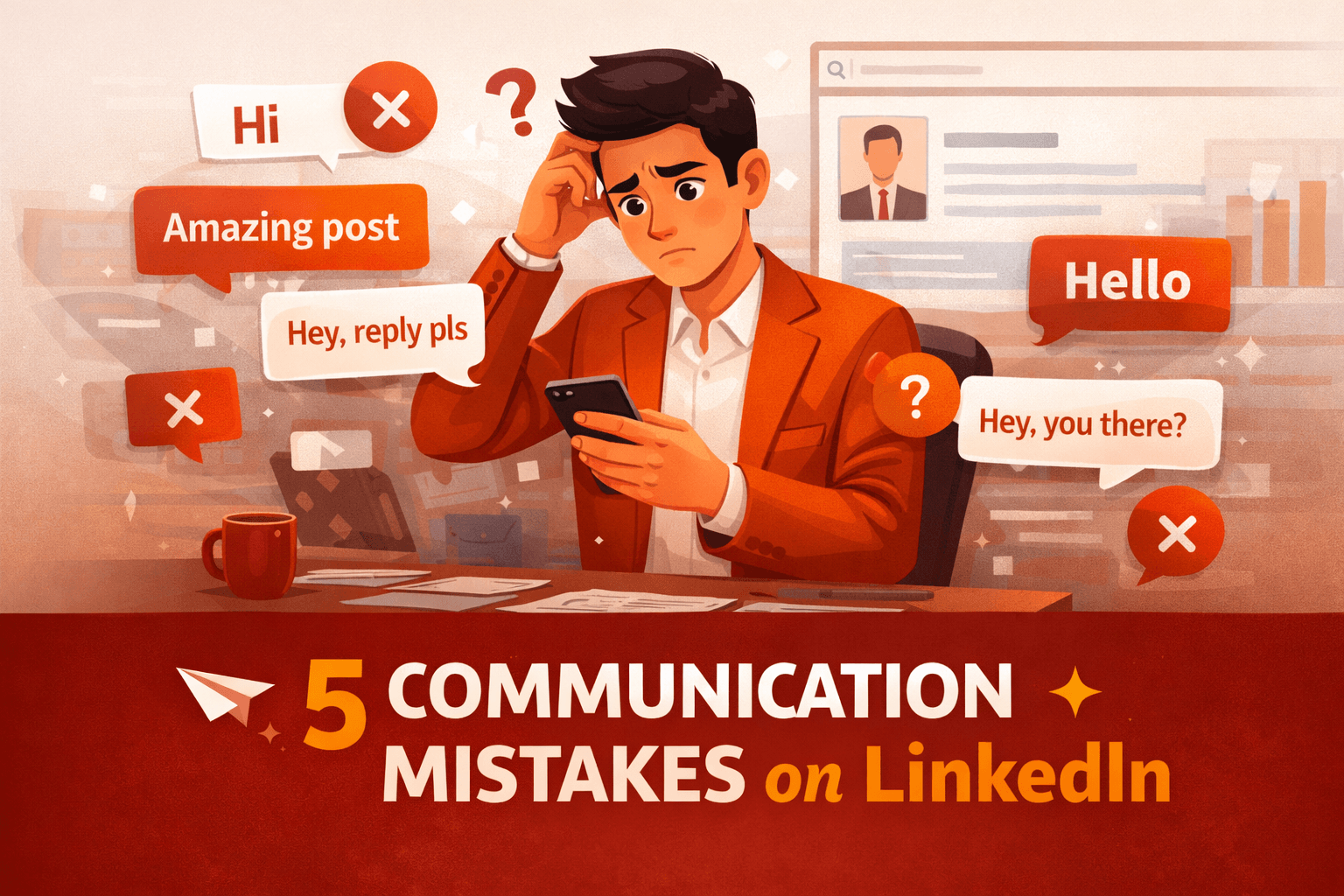 communication mistakes on linkedin