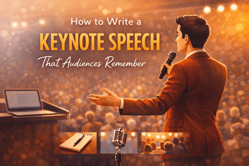 Writing a keynote Speech that audience remembers