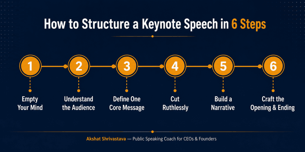 How to structure a keynote speech